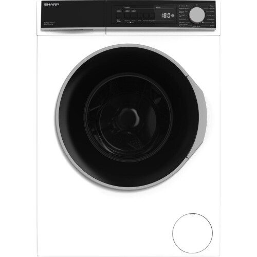 Sharp ES-NB814AWNA9BX - Wasmachine 8kg 1400T - 15 programma's - Wit