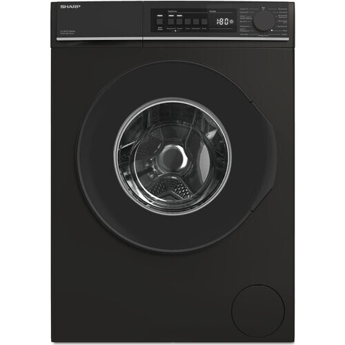 Sharp Es-nfb714bbna-cb – Wasmachine – 7 Kg – 1400 Tpm – Stoomfunctie & Inverter-motor – Zwart | Nieuw (outlet) Tweedehands