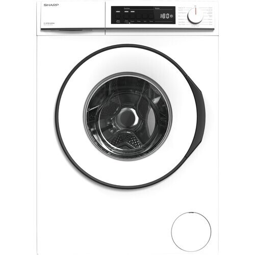 Sharp Es-nfb814bwna - Wasmachine - 8 Kg - 1400 Tpm - Steamwash - Energieklasse A | Nieuw (outlet) Tweedehands