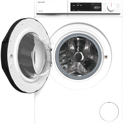Sharp Es-nfb814bwna - Wasmachine - 8 Kg - 1400 Tpm - Steamwash - Energieklasse A | Nieuw (outlet)