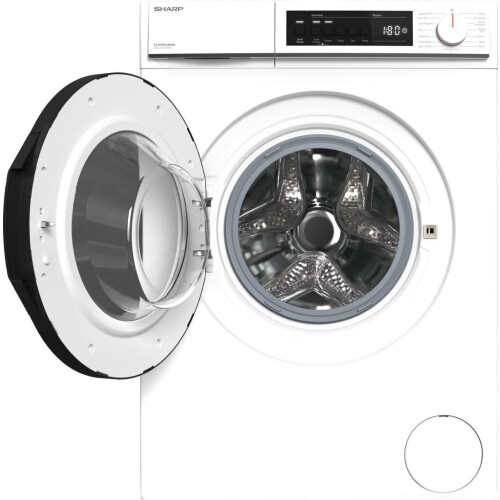Sharp Es-nfb814bwna - Wasmachine - 8 Kg - 1400 Tpm - Stoomfunctie - Energieklasse A