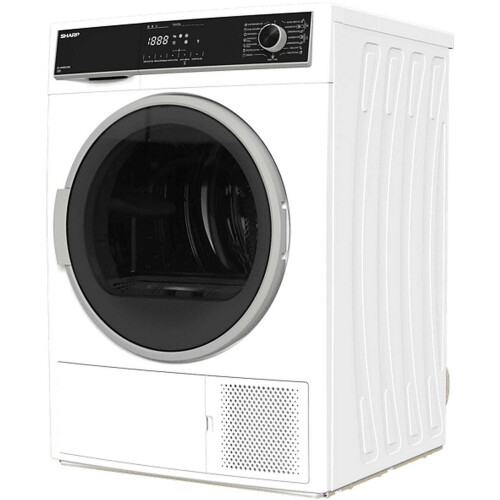 Sharp Kd-hh8gw1-be - Warmtepompdroger - 8 Kg - Energieklasse A++ | Nieuw (outlet)