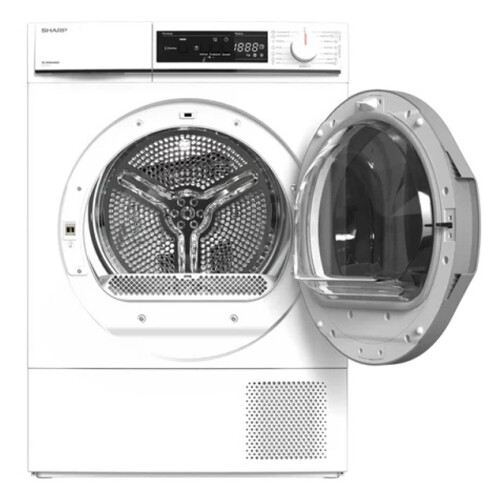 Sharp Kd-nha8s6gw21-bx - Warmtepompdroger - 8 Kg - 65 Db - Energieklasse A++ | Tweedehands (Refurbished)