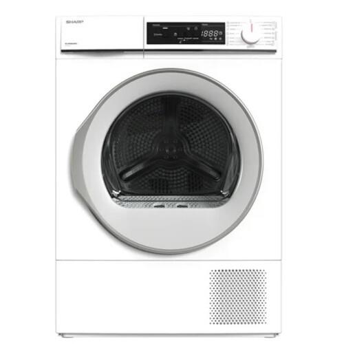 Sharp Kd-nha8s6gw21-bx - Warmtepompdroger - 8 Kg - 65 Db - Energieklasse A++ | Tweedehands (Refurbished)