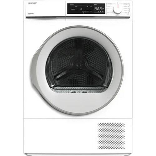 Sharp Kd-nha8s6gw21-bx - Warmtepompdroger - 8 Kg - 65 Db - Energieklasse A++ | Tweedehands (Refurbished) Tweedehands