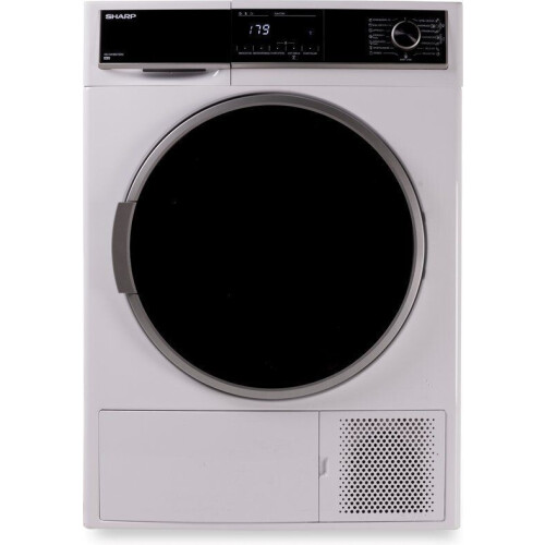Sharp KDHHH8S7GW21BX - warmtepomp droger - A++ - 8 KG - 15 programma's Tweedehands