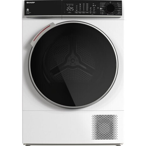 Sharp Kdnl0s9w21be - Warmtepompdroger - 10 Kg - Inverter Motor - Energieklasse E - Wit | Nieuw (outlet) Tweedehands