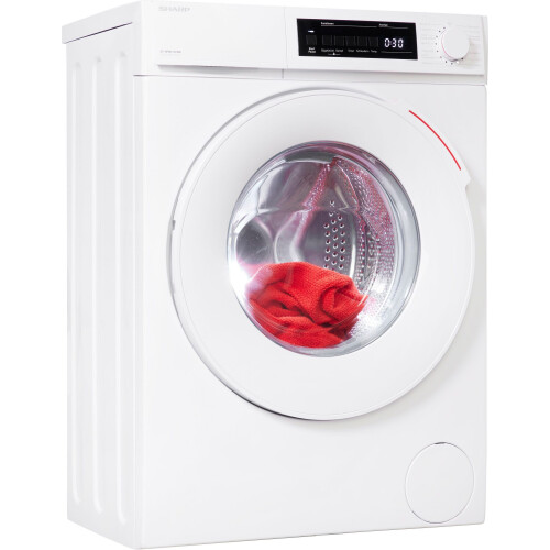 Sharp NFW612CWB - Wasmachine - Stoomwassen Onbalans-controlesysteem - Wit Tweedehands