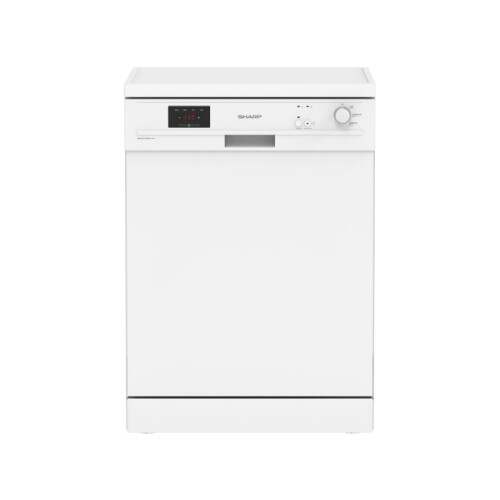 Sharp Qw-gx11f491w - Vrijstaande Vaatwasser - 60 Cm - 13 Couverts - Startuitstel - 49 Db | Nieuw (outlet)