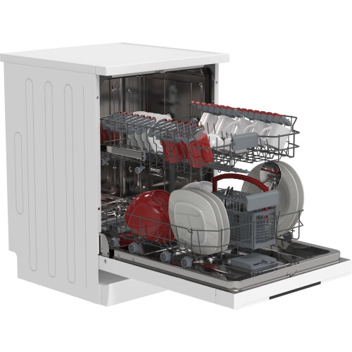 Sharp Qw-na1ff45dw - Vrijstaande Vaatwasser - 60 Cm - 16 Couverts - Autodoor - 45 Db - Energieklasse D | Nieuw (outlet)