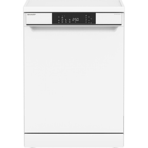 Sharp QWNA1FF45DWEU - Vrijstaande vaatwasser - 16 couverts - Energieklasse D - Wit
