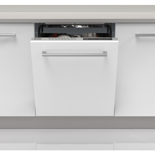 Sharp QWNI25I44BXEU - Inbouw vaatwasser - 14 couverts - Energieklasse B - Geluidsniveau 44 dB