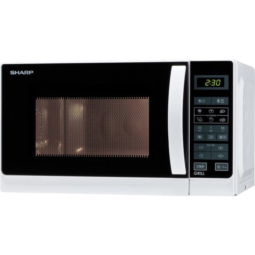 Sharp R-642 WW - Magnetron - 20L - Grill 1.000W - Vrijstaand