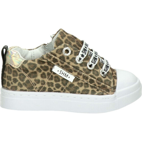 Shoesme Meisjes Sneaker - SHM - Luipaardprint - Bruin