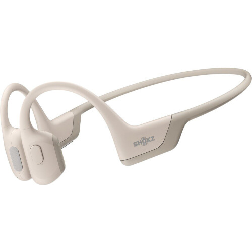 Shokz OpenRun Pro - Draadloze Bone Conduction Hoofdtelefoon - 10 uur batterijduur - Beige Tweedehands