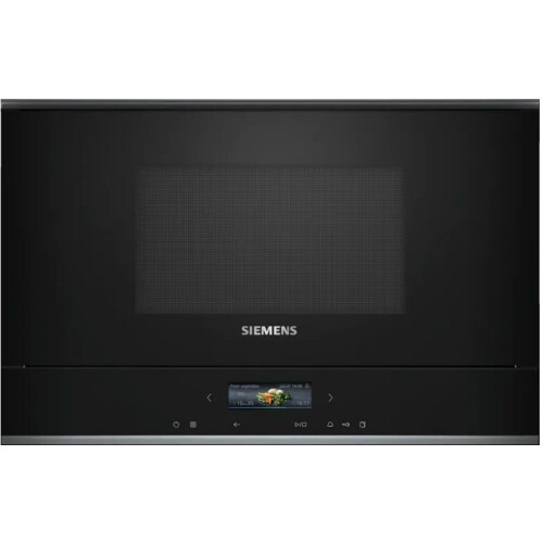 Siemens BF722L1B1 - Inbouwmagnetron - 900W Inverter Technology - Zwart