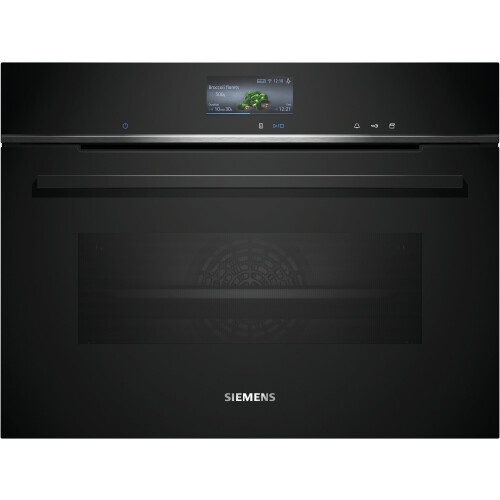 SIEMENS CS736G1B1 - Compacte inbouw oven - Stoomfunctie 47 liter - Zwart glas Tweedehands