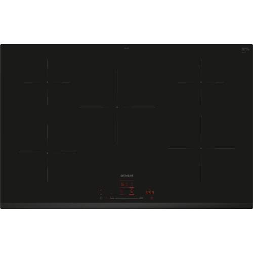 Siemens EH831HVB1E - Inductiekookplaat - 80 cm - Wi-Fi-besturing - Zwart
