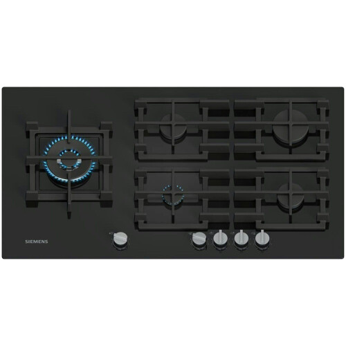 Siemens EP9A6MI40N - Gaskookplaat iQ500 - 5 branders waaronder wokbrander - Hardglas Tweedehands
