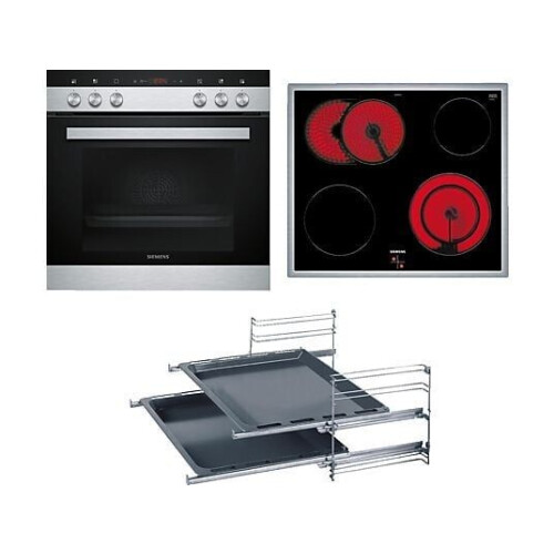 Siemens EQ411TA10 - Inbouw oven set - 3D Hot Air Plus - Keramisch Tweedehands