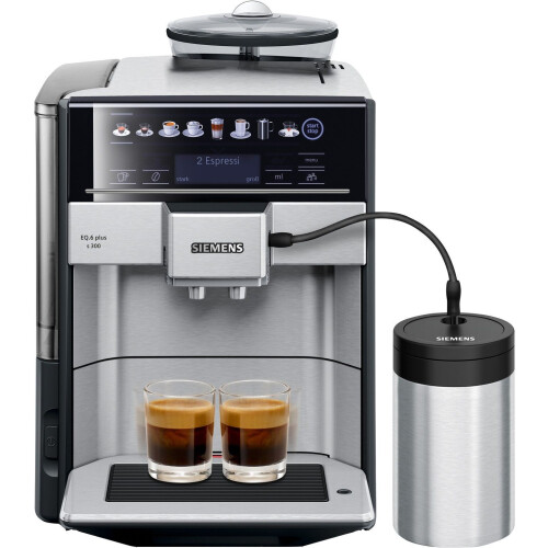 Siemens EQ.6 Plus s300 - Volautomatische espressomachine - OneTouch functie - Wit