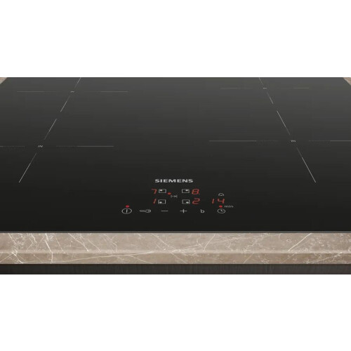 Siemens EU611BEB5E - inductiekookplaat 60cm 4 branders 4600W - zwart Tweedehands