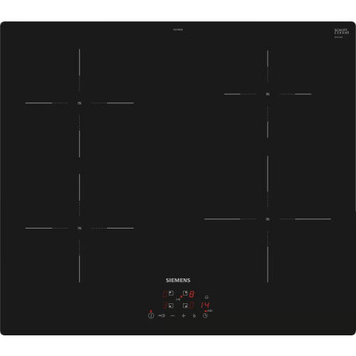 Siemens EU61RBEB5D - Inbouw Inductiekookplaat - 4 kookzones - Zwart Tweedehands