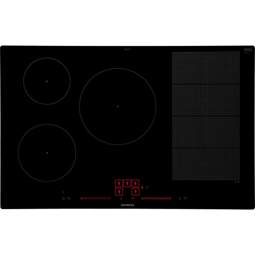 Siemens EX801LVC1E - Inductiekookplaat 80cm - VarioInductie Dual lightSlider - Zwart Tweedehands