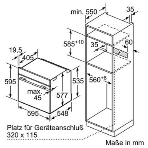 Siemens Hb674gbs1 Inbouwoven 60cm | Nieuw (outlet)