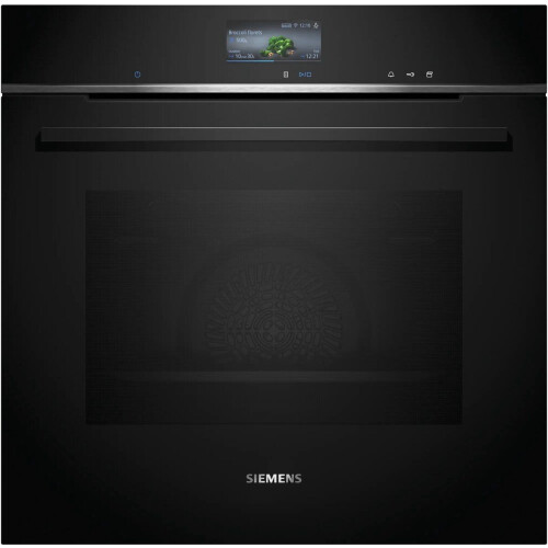 Siemens HS736G1B1 - iQ700 - Inbouwoven met stoom - 60 cm x 60 cm - 4D Hetelucht - Air Fry-functie - Zwart - Home Connect
