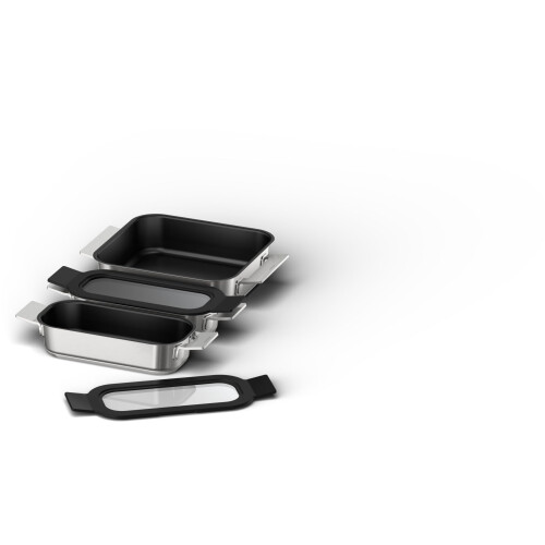 Siemens HZ9FF030 - Kookgerei - 2 x Flex pannen - Roestvrij staal Tweedehands