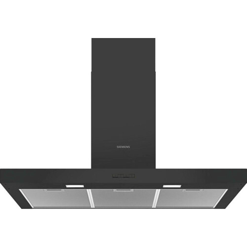 Siemens LC96BBC60 - Wandafzuigkap - 619 m³/u - Zwart 90 cm Tweedehands