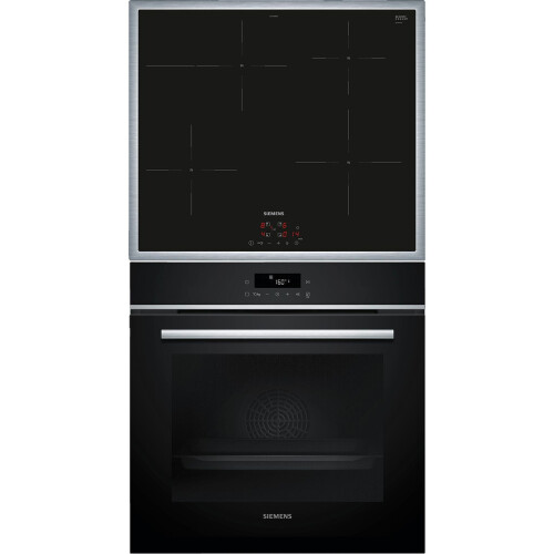 Siemens Pq613piaa Iq300 Inbouw Oven En Inductieplaat Kookset - 71 Liter Inhoud Oven - 3d Hetelucht Plus - 4 Kookzone_s - Powerboost-functie | Nieuw (outlet)