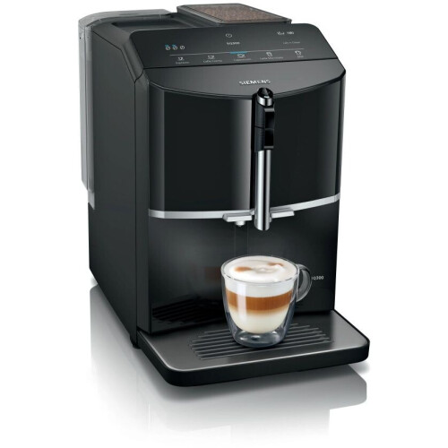 Siemens EQ300 TF301E19 - Espresso volautomaat - OneTouch milkPerfect - Piano Black Tweedehands