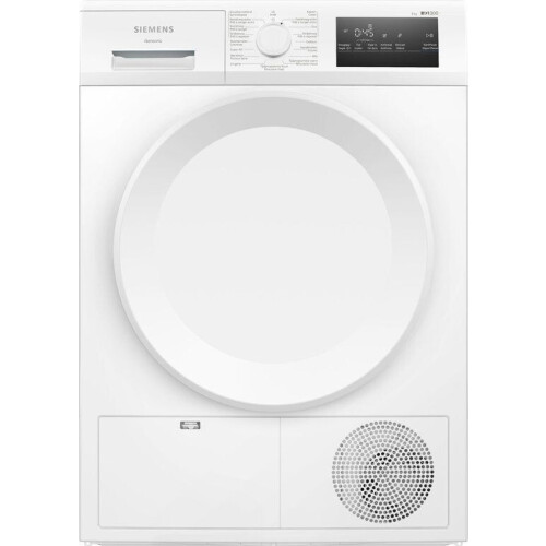Siemens WT43H00AFG - iQ300 - Warmtepompdroger - 8 kg - autoDry - Stil 65 dB - NL/FR Display
