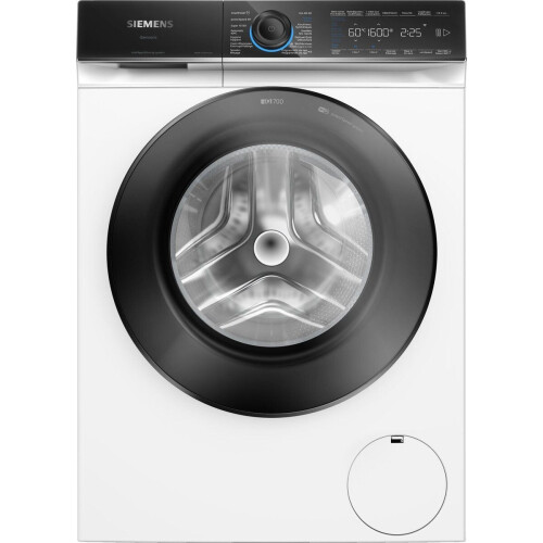 Siemens WG56B2AAFG - iQ700 - Wasmachine met stoom - 10 kg - 1600 rpm - 30% zuiniger dan energielabel A - Home Connect - Wit