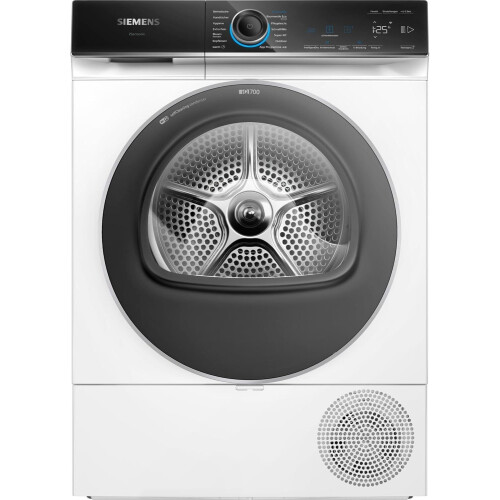 Siemens iQ700 WQ45B2B40 - Warmtepompdroger 9 kg - Vrijstaand Voorlader - Wit
