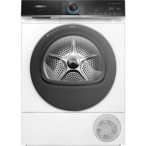 Siemens WQ46B2D41 - Warmtepompdroger - 9 kg - Zelfreinigende condensor - 56 dB - Energieklasse B - Wit Tweedehands