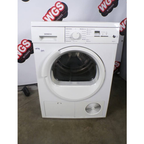 Siemens Wt46e370nl - Condensdroger 6kg - Energieklasse B - Wit Tweedehands