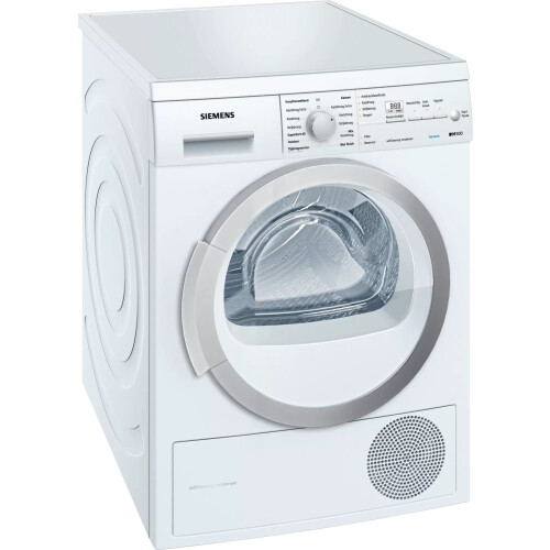 Siemens WT46W363 - Warmtepompdroger - 7 kg - autoDry - Zelfreinigende Condensor - Energieklasse A++ - Wit
