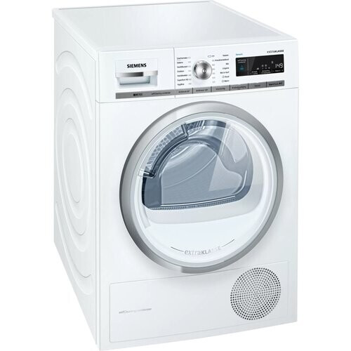Siemens Wt47w590 - Warmtepompdroger - 9 Kg - Zelfreinigende Condensor - 64 Db - Energieklasse A++ | Tweedehands (Refurbished) Tweedehands