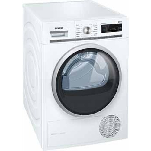 Siemens Wt47w5g2 - Warmtepompdroger - 9 Kg - Zelfreinigende Condensor - 64 Db - Energieklasse A++ | Tweedehands (Refurbished)