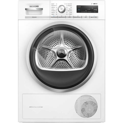 SIEMENS WT47W5W0 - Warmtepompdroger 8kg A+++ - Duits model - Wit Tweedehands