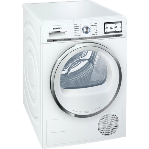 Siemens Wt47y780 - Warmtepompdroger - 8 Kg - Selfcleaning Condensor - 64 Db - Energieklasse A++ | Tweedehands (Refurbished) Tweedehands