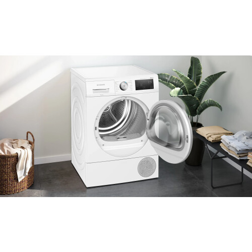 Siemens Wt7u4600nl - Warmtepompdroger - 8 Kg - Selfcleaning Condenser - 64 Db - Energieklasse A+++ | Nieuw (outlet)