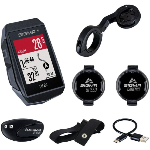 Sigma ROX 11.1 EVO GPS - Fietscomputer - 150+ functies - Zwart