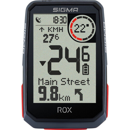 SIGMA SPORT ROX 4.0 - GPS fietscomputer - 30 functies incl. hoogtemeting - zwart
