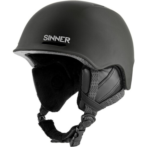 SINNER Fortune - Skihelm - In-Mold-Technologie - Mat Zwart - Maat 53