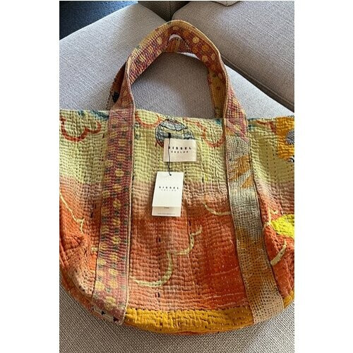 Sissel Edelbo dames vegan Bellis Kantha Tote Bag no. 122 Tweedehands