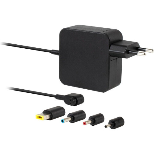 Sitecom CH-019 - Universele laptop oplader - 65W - Acer Asus HP Lenovo - Zwart